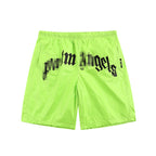 Palm Angle Shorts Palm Angels Letter Logo Casual Shorts Men's and Women's Sports Shorts