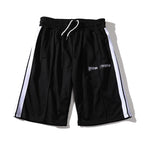 Palm Angle Shorts Palm Angels Striped Men and Women Couple Sports Casual Shorts Loose
