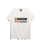 Moschino T-shirt Bear Printed Short-Sleeved T-shirt Couple Wear