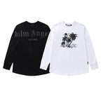 Palm Angle Sweatshirt Palm Angels Jackson Wang Teamwang Puff Print Ins Long Sleeve