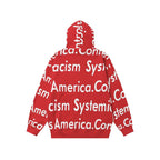 Denim Tears Hoodie Alphabet Cardigan Hooded Sweater