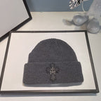 Chrome Heart Beanie Vintage Cross Wool Knitted Hat