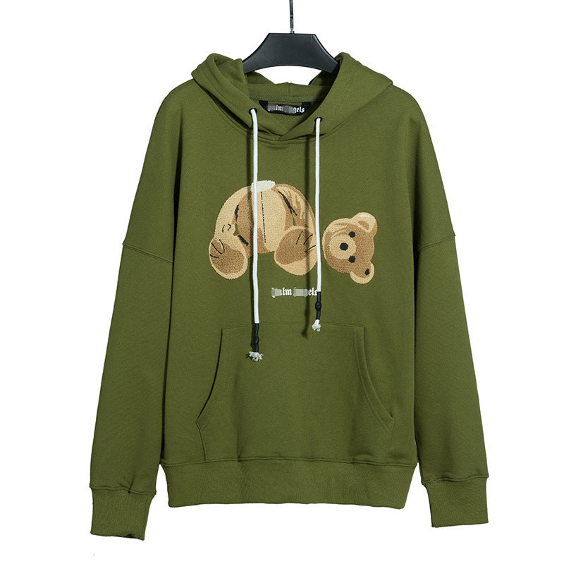 Palm Angle Sweatshirt Palm Angels Embroidered Hoodie Male and Female Couple BF Loose