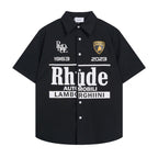 Rhude T-shirt Short Sleeve Shirt Casual Shirt