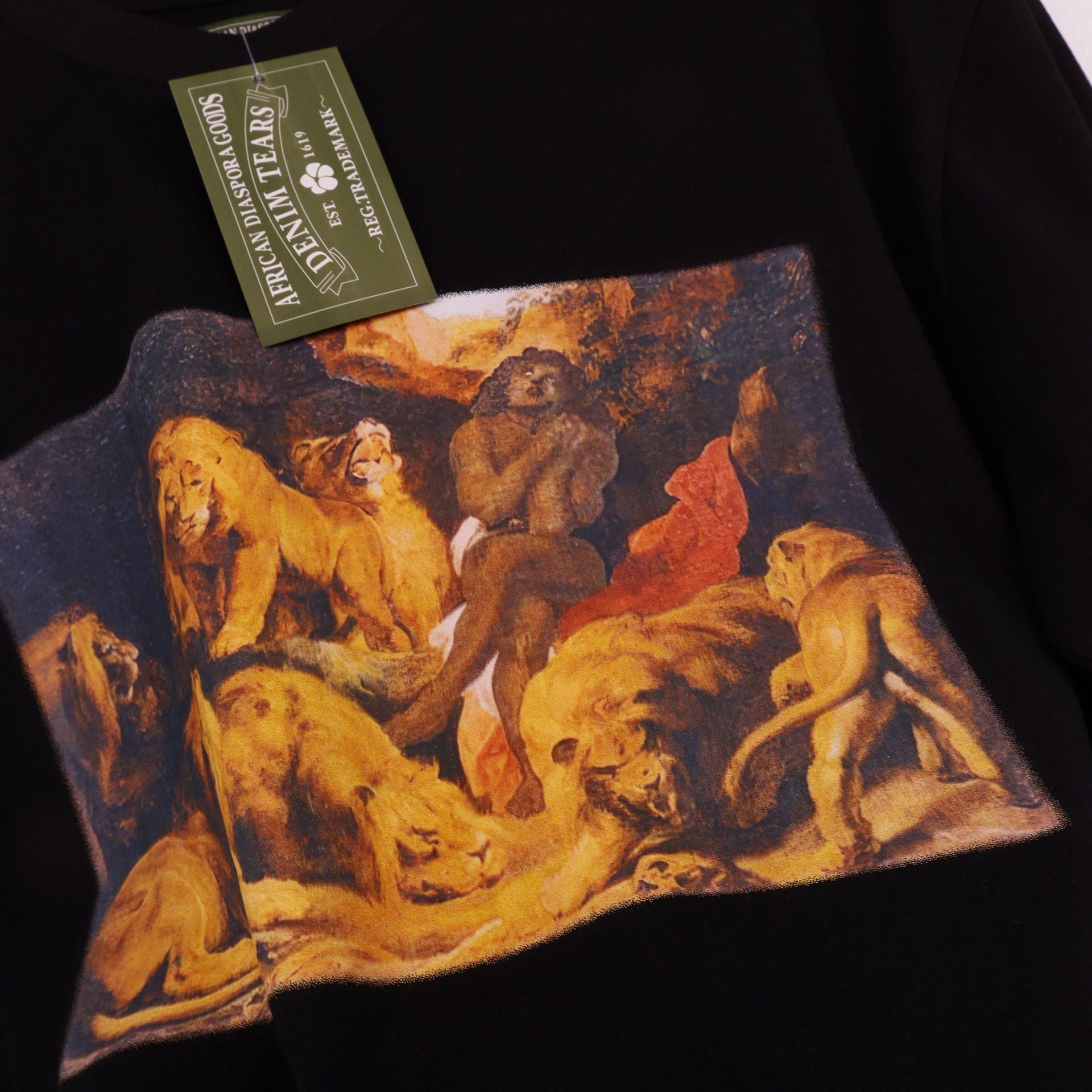 Denim Tears T-shirts Letter Portrait Short Sleeve T-Shirt