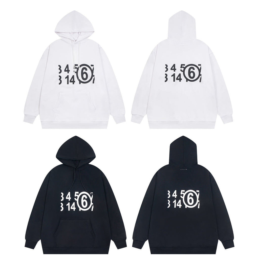 Maison Margiela Hoodie Crew Neck Loose Hooded Sweater