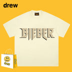 Drew T-shirts Loose Heavy Bieber