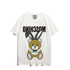 Moschino T-shirt Bear Printed Short-Sleeved T-shirt Couple Wear