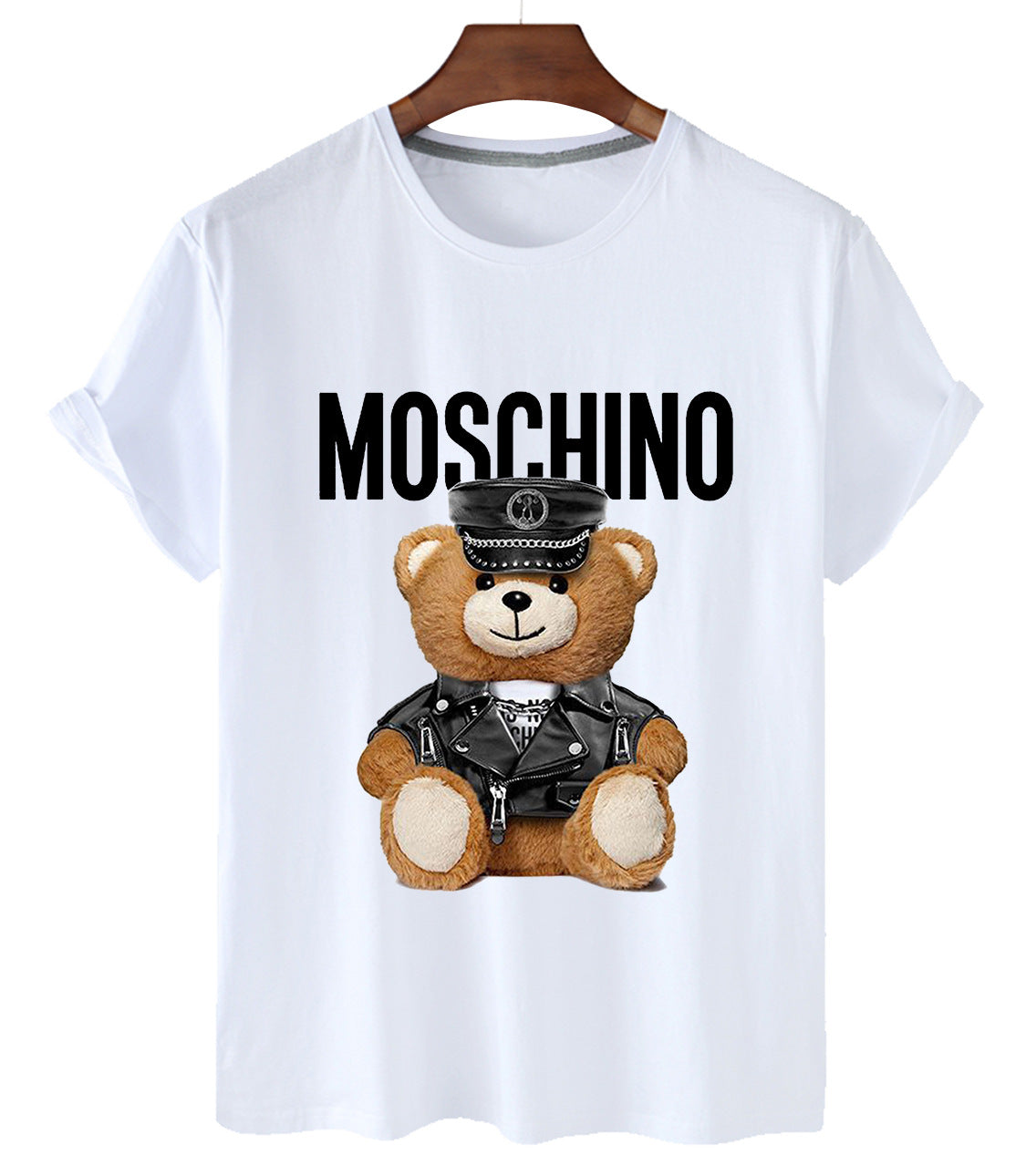 Moschino T-shirt Bear Printed Short-Sleeved T-shirt For Men And Women
