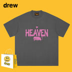 Drew T-shirts Smiley Face Letter Printing