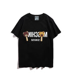 Moschino T-shirt Teddy Bear Pattern Quick-Drying Loose Short Sleeve
