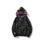 Bape Bearbrick Hoodie Shark Camouflage Sweater