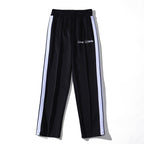 Palm Angle Pants Palm Angels Striped Trousers Men's and Women's Loose Casual Sports Pants