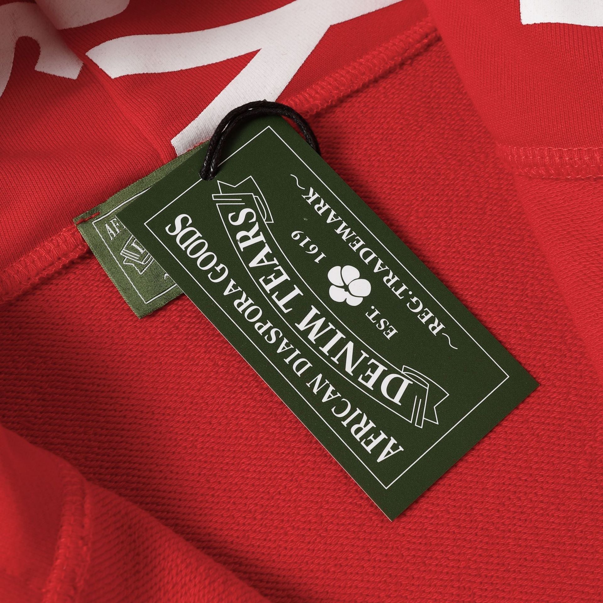 Denim Tears Hoodie Alphabet Cardigan Hooded Sweater