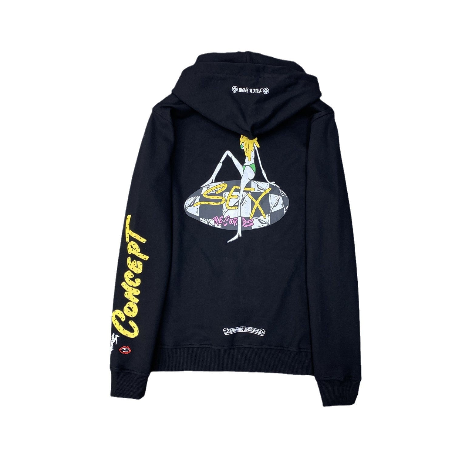 Chrome Heart Hoodie Crowe hooded cotton men's and women's casual sweater