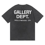 Gallery Dept T-shitrs Vintage Printed Letter Short Sleeve T-shirt