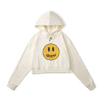 Drew House Hoodie Classic Logo Short Hoodie For Girls