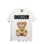 Moschino T-shirt Bear Printed Short-Sleeved T-shirt Couple Wear