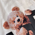 Moschino T-shirt Bear Printed Short Sleeve Round Neck Loose Men And Women