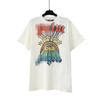 Palm Angels T-shirt Rainbow Star Letter Print Short Sleeve T-shirt