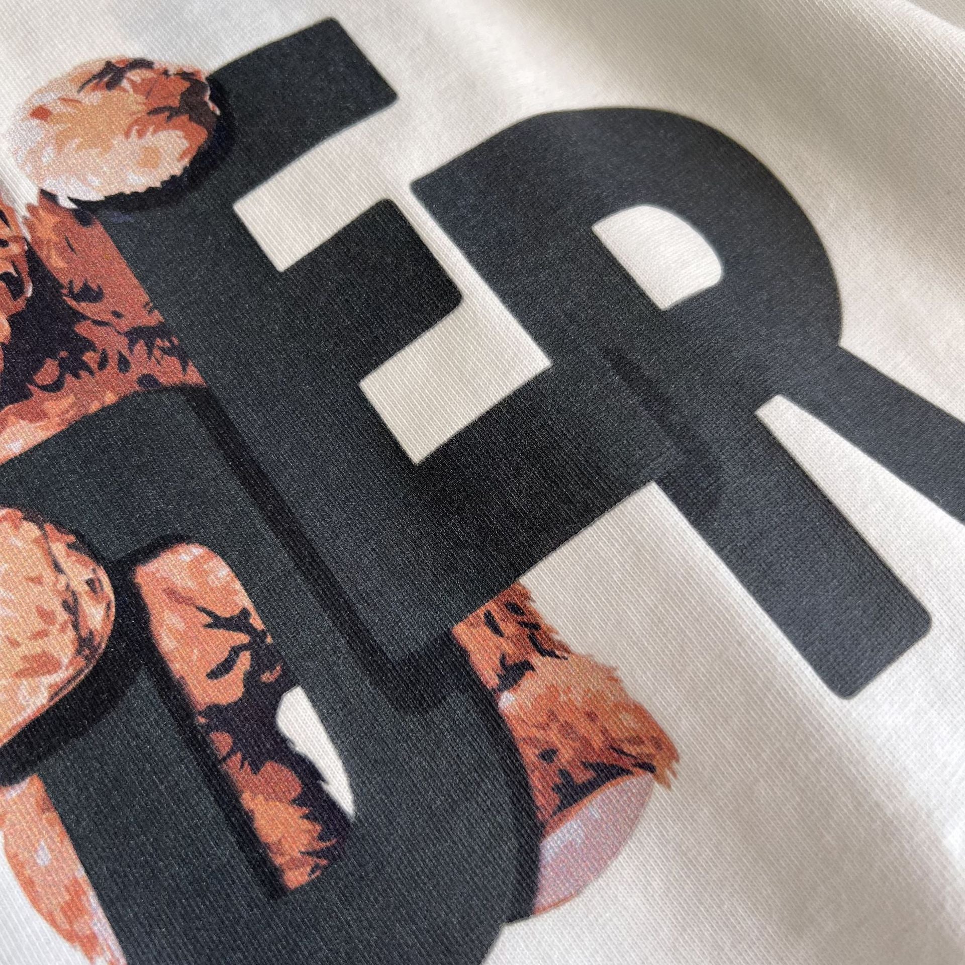 Moschino T-shirt Bear Printed Short Sleeve Round Neck Loose Men And Women