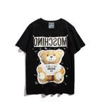 Moschino T-shirt Teddy Bear Pattern Quick-Drying Loose Short Sleeve