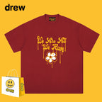 Drew T-shirts Short Sleeve Letter Print