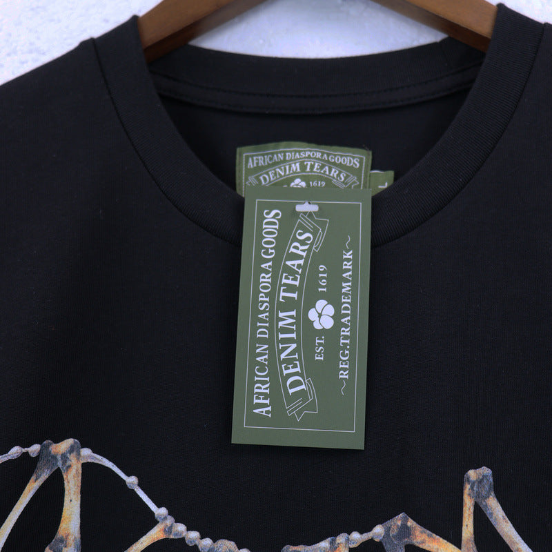 Denim Tears T-shirts Casual Short Sleeve T-shirt