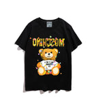 Moschino T-shirt Teddy Bear Pattern Quick-Drying Loose Short Sleeve