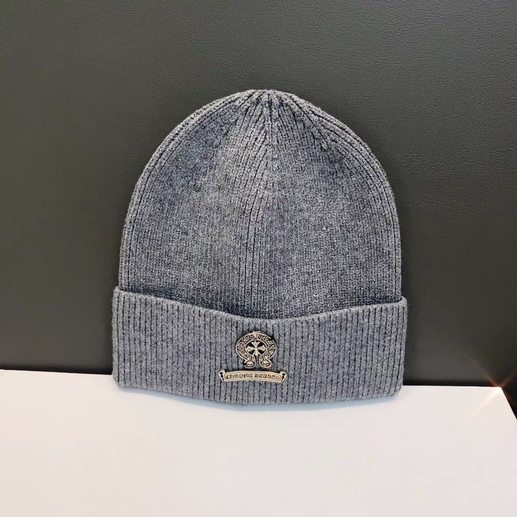 Chrome Heart Beanie Autumn Winter Cold Hat Vintage