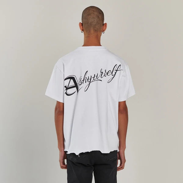 Askyurself T-shirts Short Sleeve Loose Short Sleeve T-shirt