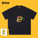 Drew T-shirts Loose Graffiti Printing