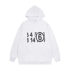 Maison Margiela Hoodie Crew Neck Loose Hooded Sweater