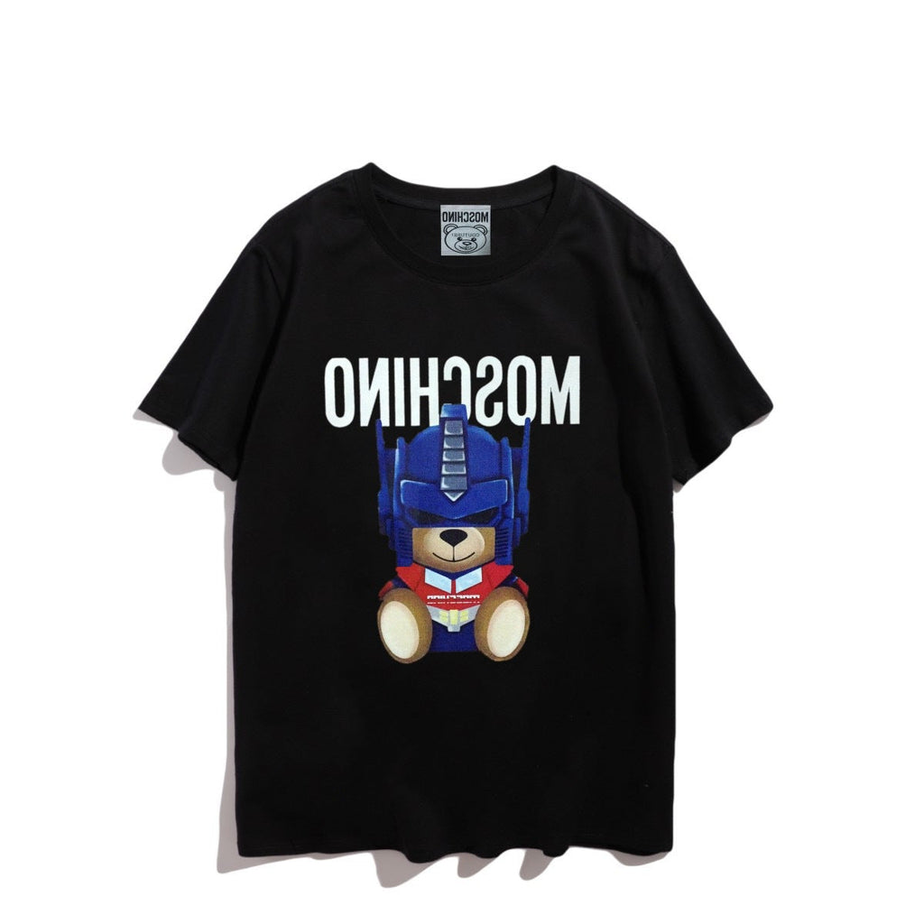 Moschino T-shirt Teddy Bear Pattern Quick-Drying Loose Short Sleeve
