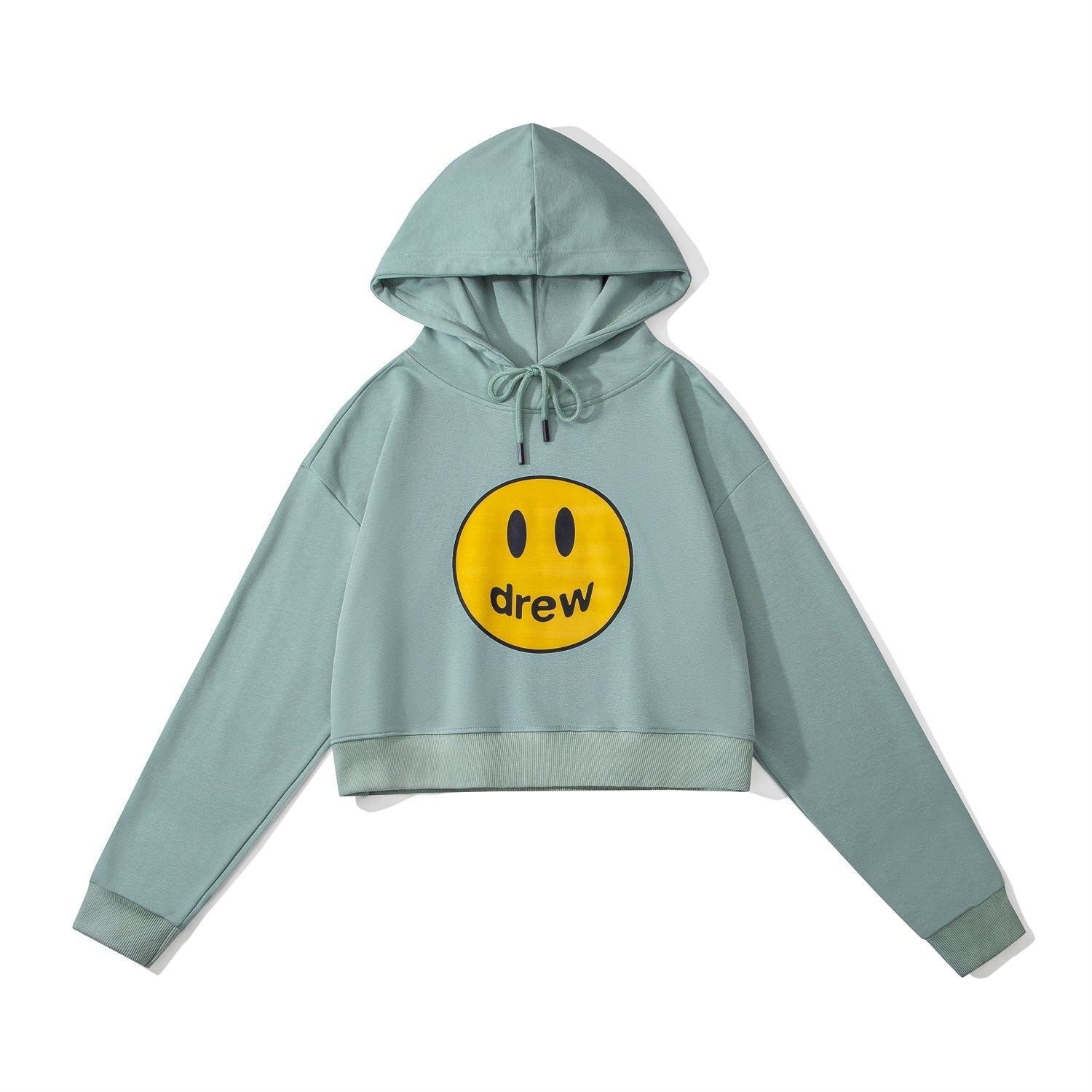 Drew House Hoodie Classic Logo Short Hoodie For Girls