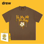 Drew T-shirts Short Sleeve Letter Print