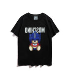 Moschino T-shirt Bear Printed Short-Sleeved T-shirt Couple Wear