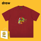 Drew T-shirts Loose Graffiti Printing