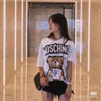 Moschino T-shirt Bear T-shirt Plus Size Couple