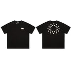 Askyurself T-shirts Relief Three-Dimensional Puff Print Paisley