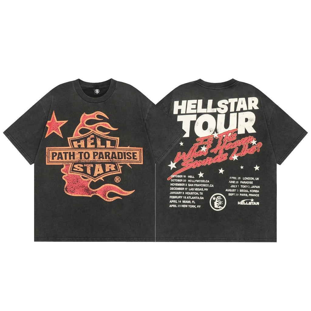 Hellstar T-shirt Graffiti Printing