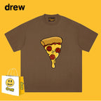 Drew T-shirts Pizza Smiley T-shirt