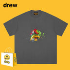 Drew T-shirts Loose Graffiti Printing