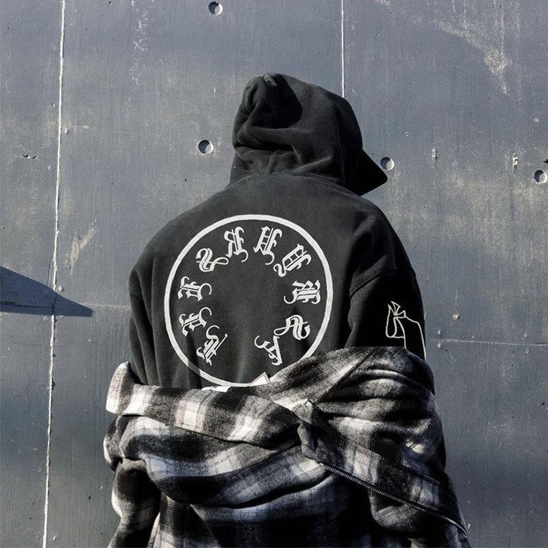 Askyurself Hoodie Hooded Sweater Loose Casual