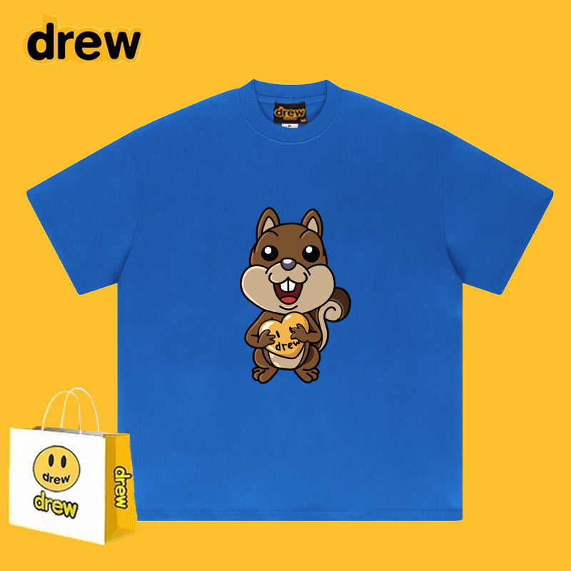 Drew T-shirts Smiley Bear Printed Short Sleeve