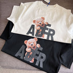 Moschino T-shirt Bear Printed Short Sleeve Round Neck Loose Men And Women