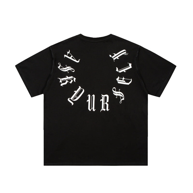 Askyurself T-shirts Loose Couple Short Sleeve T-shirt