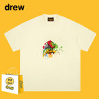 Drew T-shirts Loose Graffiti Printing