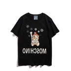 Moschino T-shirt Teddy Bear Pattern Quick-Drying Loose Short Sleeve