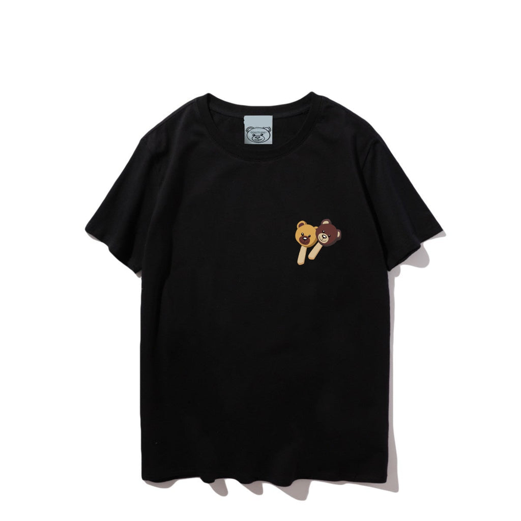 Moschino T-shirt Teddy Bear Pattern Quick-Drying Loose Short Sleeve